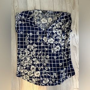 Express navy blue top Size M